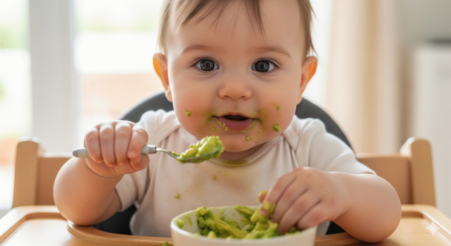 Obraz pokazujący awokado w diecie niemowlęcej
